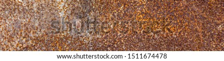 banner of Metal rust wall texture surface natural color use for background.