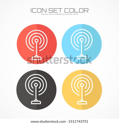 Wi-Fi icon in trendy flat style isolated on grey background. Wi-Fi icon page symbol for your web site design Wi-Fi icon logo, app, UI. Wi-Fi icon Vector illustration, EPS10.