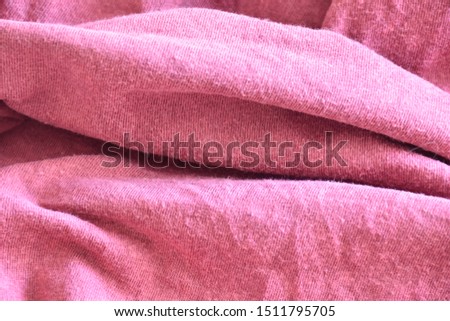 pink cloth. Texture for the background. Cotton material.