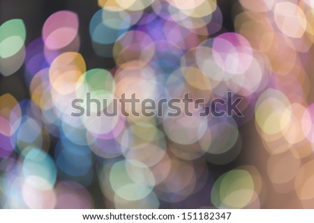 Abstract light bokeh many colors as background