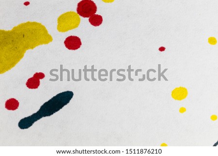 Watercolor splashes on white background.