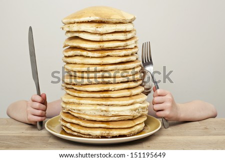 Lots of Pancakes!! Royalty-Free Stock Photo #151195649