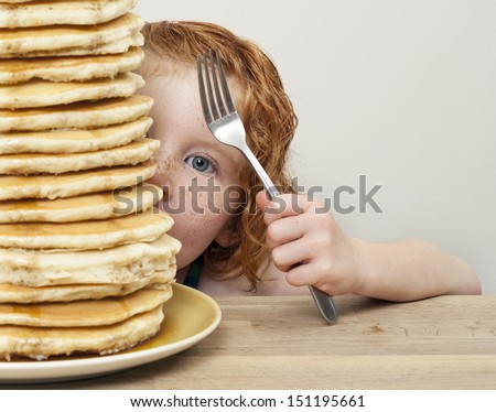 Lots of Pancakes!! Royalty-Free Stock Photo #151195661