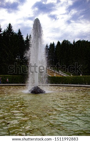 High fountain in the Park