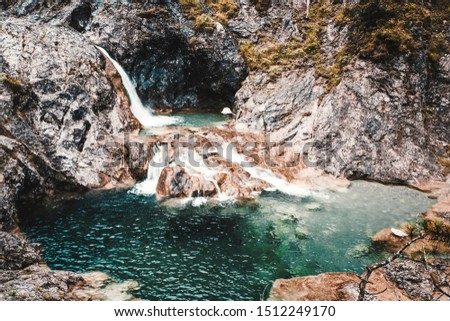 Beautiful little waterfalls in Tyrol