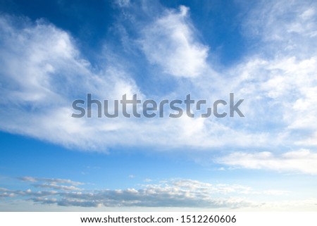 
blue sky and cloud nobody image