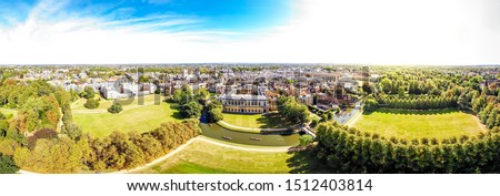 Aerial view of Cambridge, United Kingdom