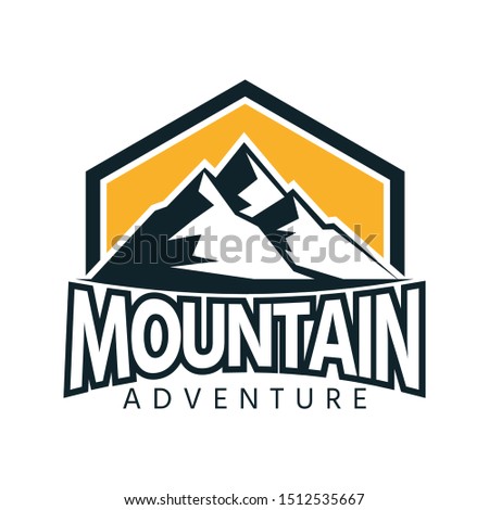 Mountain sports logo, simple and easy to remember