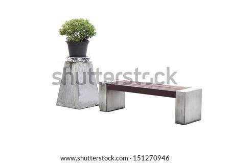 chair and plant decor