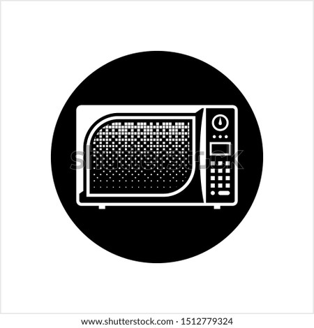 Microwave Icon, Microwave Vector Art Illustration