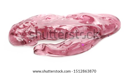 Sleaze, slime puddle isolated on white background