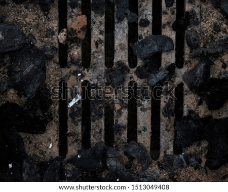 Charcoal grill texture. Background Image Macro Photography