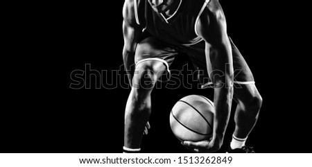 Digital Composite Image of Basketball player