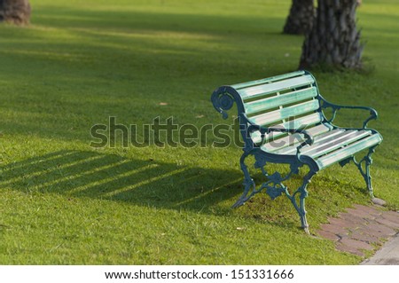 Chair in a garden