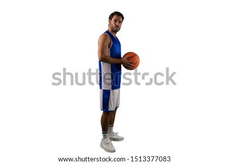 Digital Composite Image of Basketball player