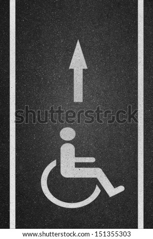 wheelchair path road
