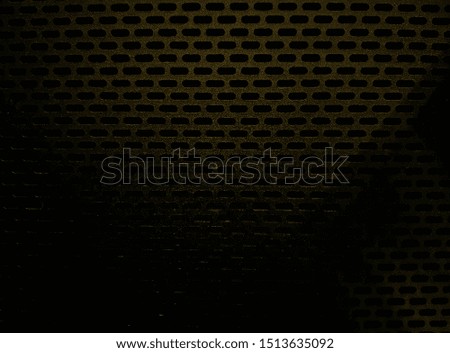 The surface of the front of the computer's CPU is a set of PC that has a specific pattern design.  Customize the effect to be a golden, yellow,gradation from the dark to use as an abstract background.