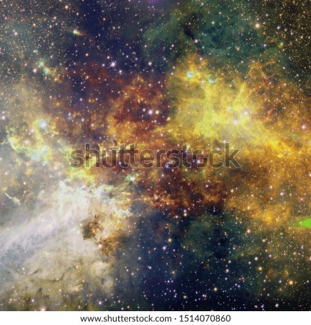 Beauty of endless cosmos. Science fiction wallpaper. Elements of this image furnished by NASA