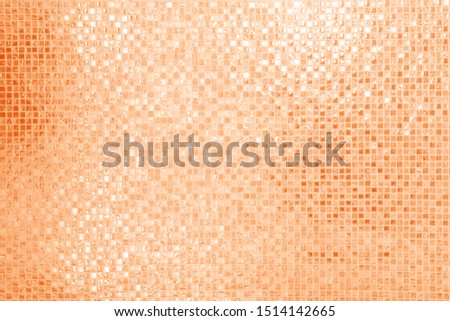 wall and floor gold yellow mosaic tiles texture background