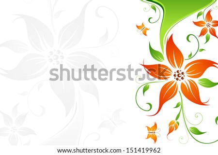 Abstract Floral Background. illustration. Abstract Pattern.