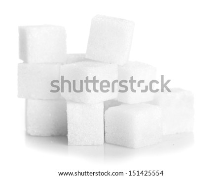 Studio photography of a lump sugar