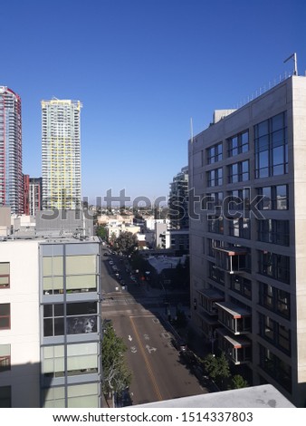 San Diego City Skyline Afternoon
