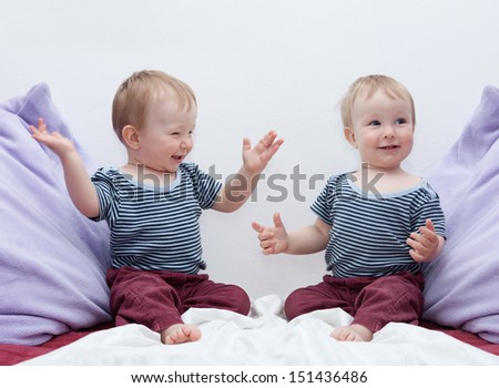 Picture of two boys who rejoice