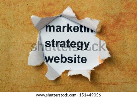 Marketing strategy website