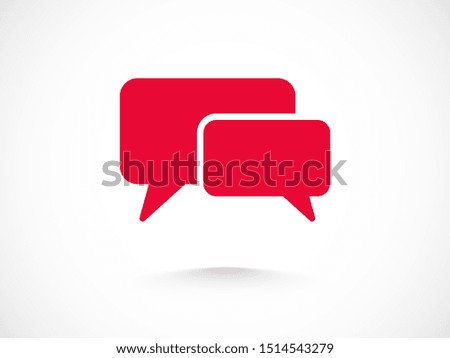 Chat, talk icon vector illustration EPS10. Communication concept