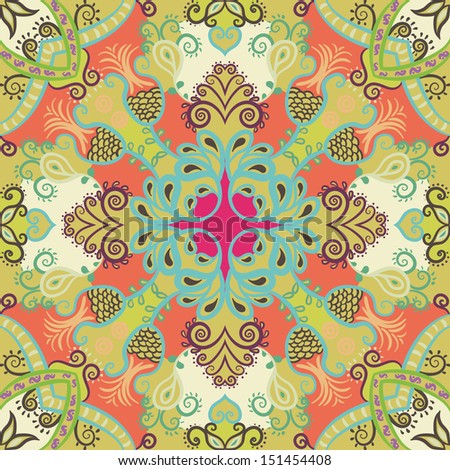 vector seamless floral pattern background 