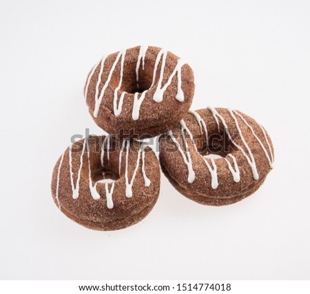 donut or donut isolated on white background new