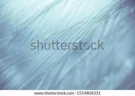 Beautiful plastic bag abstract background. No Plastic Bag Concept, save world, protect earth.