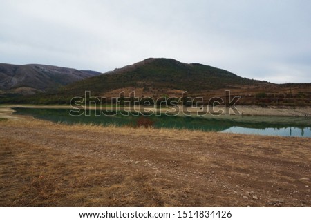 landscape wilderness with a lake