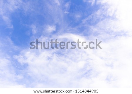 Blue sky and white clouds landscapes
copy space and backgrounds or wallpapers