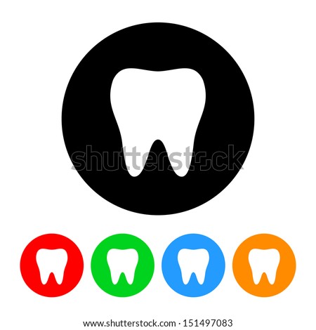 Tooth Icon Royalty-Free Stock Photo #151497083