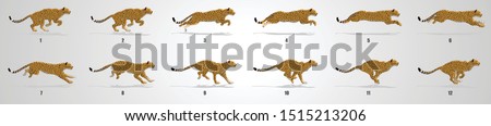 Run cycle Animation sequence, animation frames Royalty-Free Stock Photo #1515213206