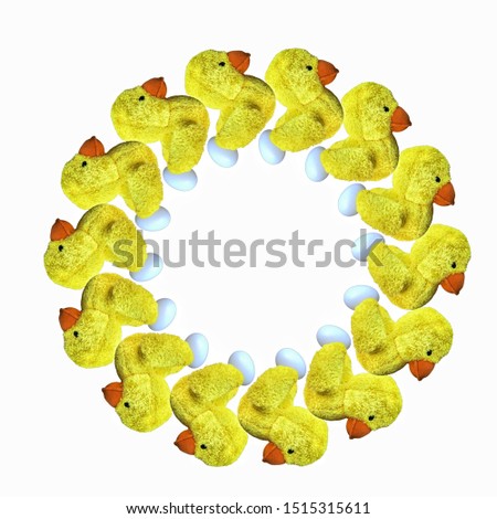 yellow duck wallpaper design for kids