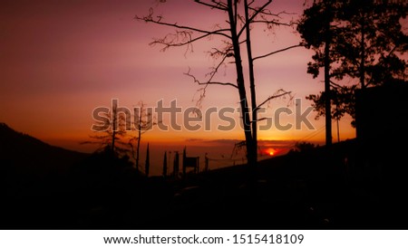 Sunset at Karanganyar, SOLO, Central Java