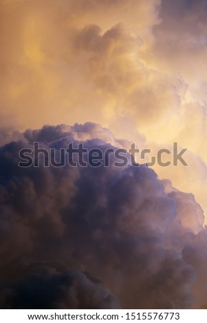 Beautiful sky with clouds.Picture for summer season.