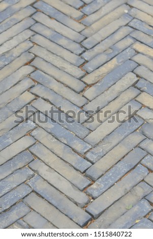 Grey stone brick paving texture Old bricks texture.