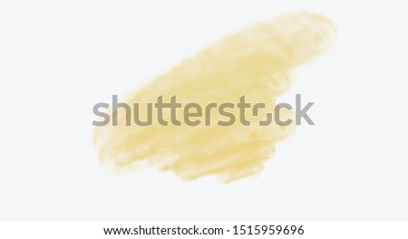 Yellow watercolor background for your design, watercolor background concept, vector.
