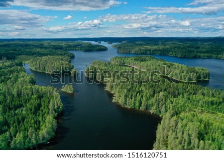 Pure Finnish nature. Lake saimaa, Heinävesi Finland