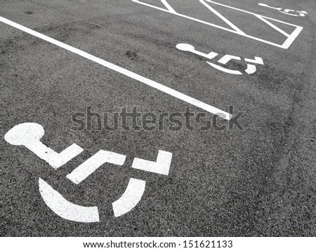 Handicap parking spots