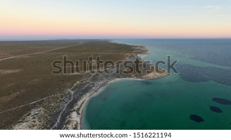 Whale Bone camp sunrise. Shark Bay Western Australia