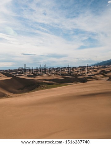 Visiting the Sand dunes in Colorado