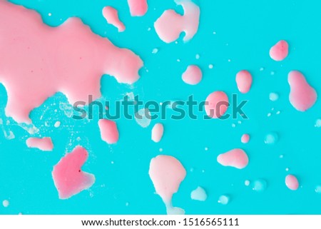 Pink drops background. Pink drops on blue background