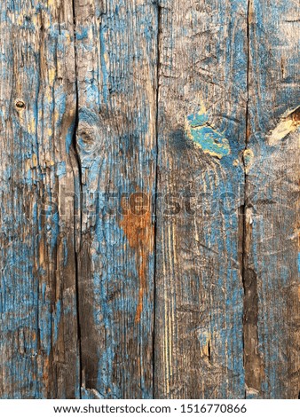 Fragment of old fence boards