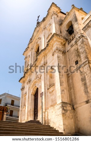 Church of Saint Spirit in Melilli, Province of Syracuse, Italy.