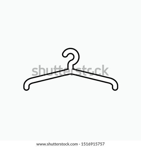 
Clothes Hanger Icon - Laundry Vector, Sign and Symbol for Design, Presentation, Website or Apps Elements.