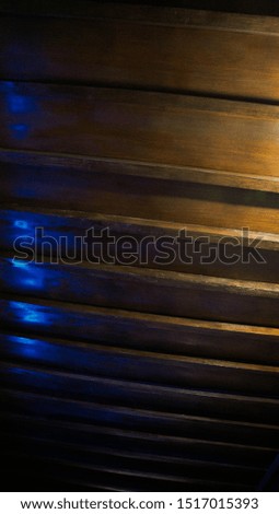 Blue brown wood abstract background